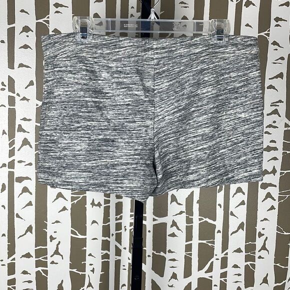 Space Dyed French Terry Lace Trim Shorts sz L - Picture 2 of 6